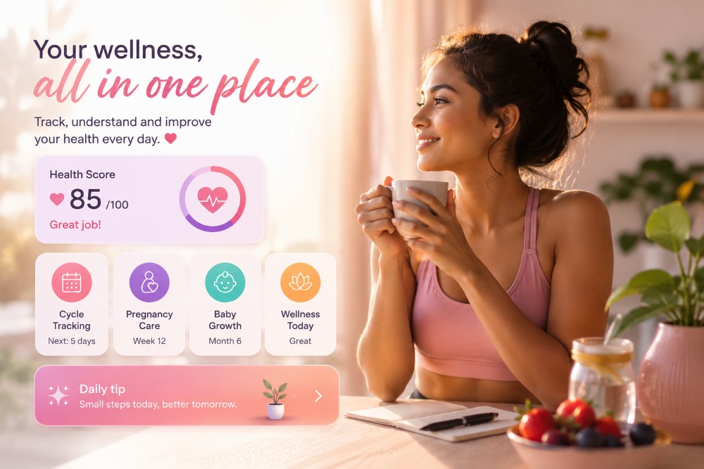 Velmora dashboard health score 85